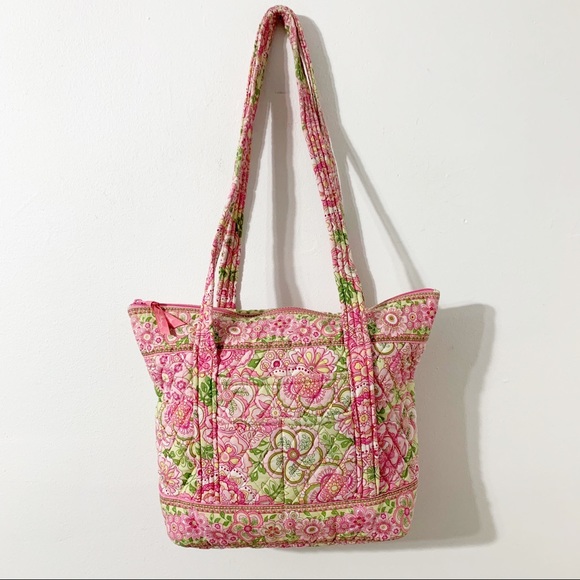 Vera Bradley Handbags - Vera Bradley Petal Pink Pattern Shoulder Tote Bag